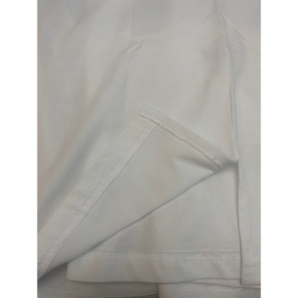 NWOT Woman Within Mauritius White Cotton scoop neck Tank Size 2XL (26/28) - Picture 4 of 7